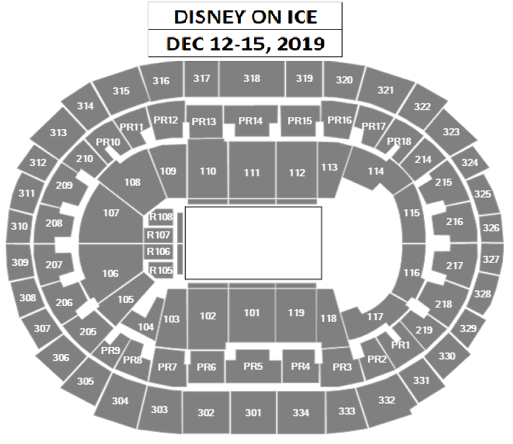 Disney On Ice Honda Center Seating Chart