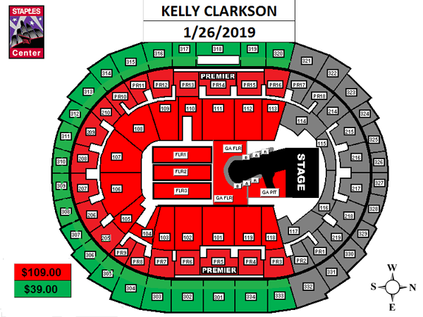 Grammys Staples Center Seating Chart