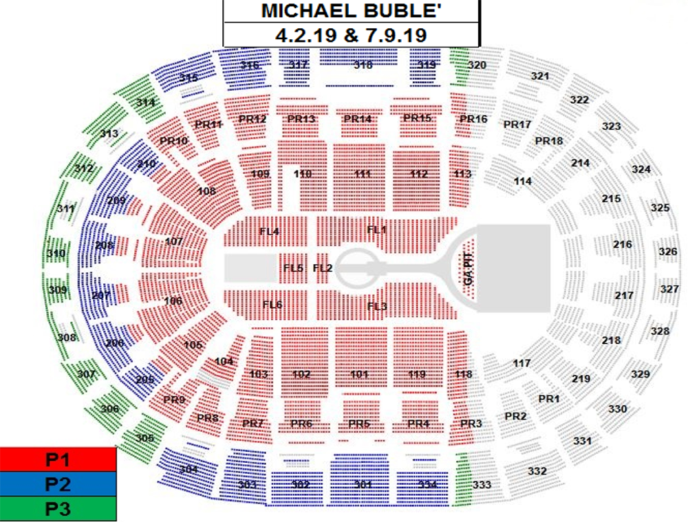 Staples Center Concert Floor Seating Chart