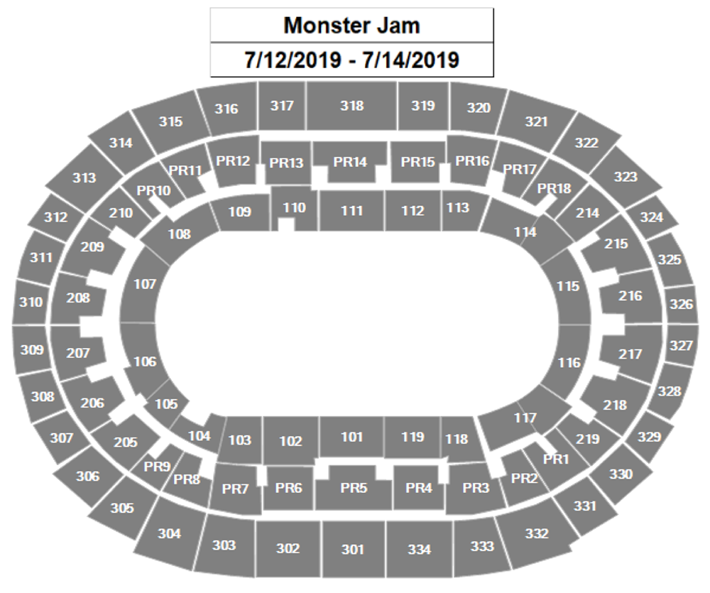 Monster Jam Angel Stadium Seating Chart