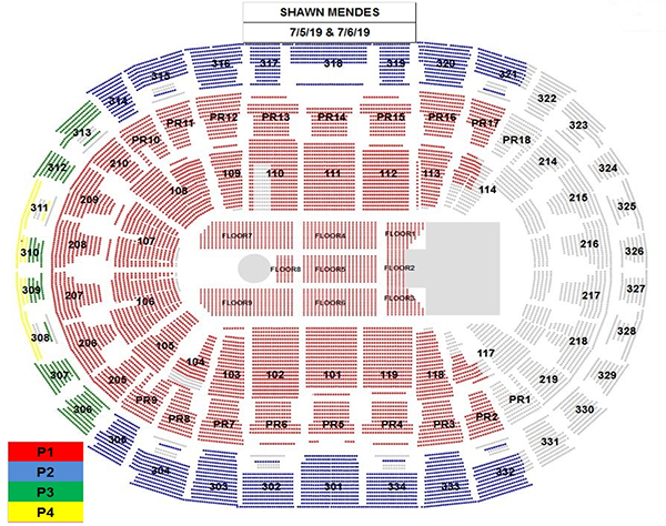 Concert Staples Center Seating Chart