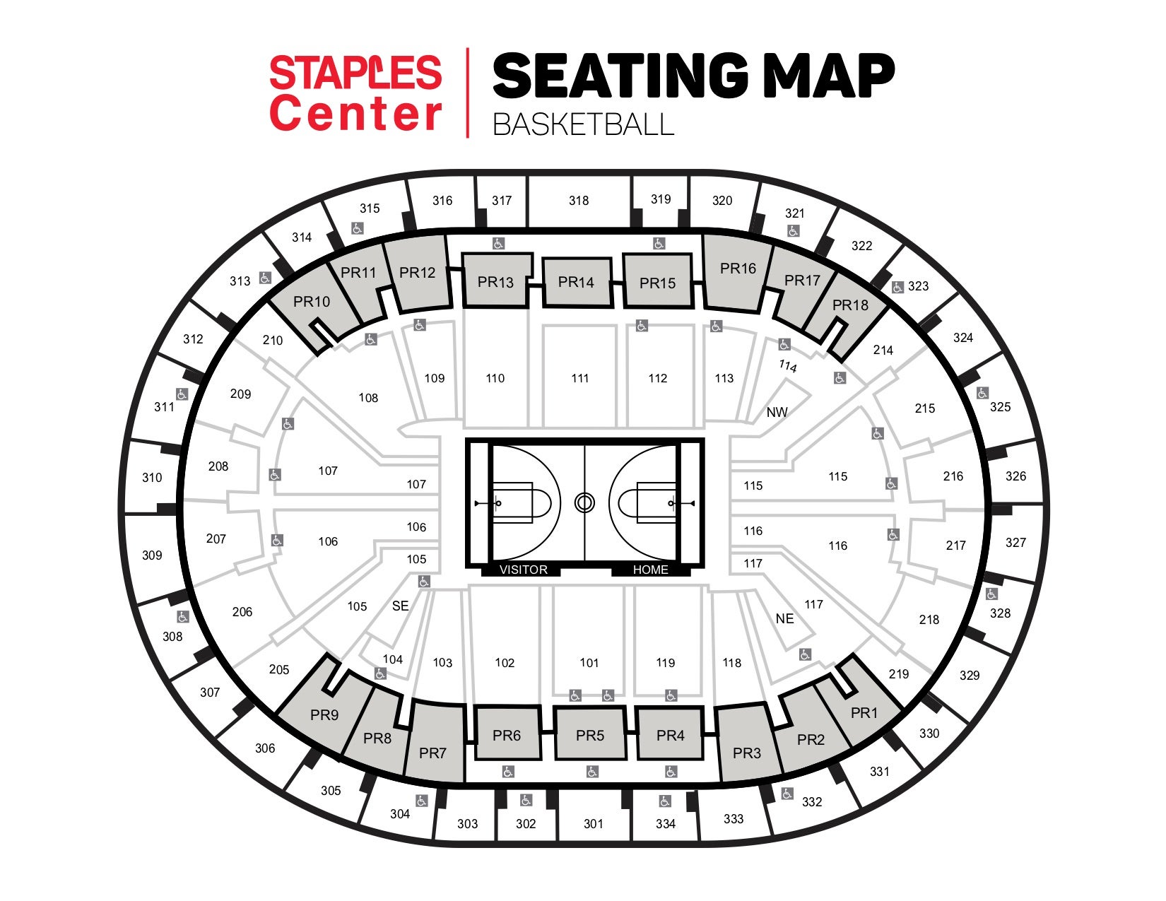 Staples Center La Seating Chart